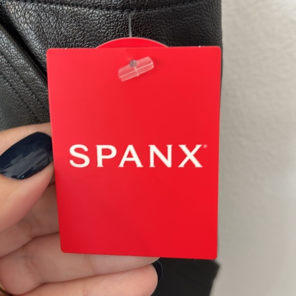 SPANX | Leather like Vegan Jogger Sz. XL NWT - Picture 8 of 9